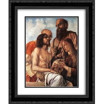 Giovanni Bellini 2x Matted 20x24 Black Ornate Framed Art Print 'Pieta'