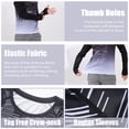 thumbnail image 3 of Mens Long Sleeve Sun Protection Shirts Long Sleeve UPF 50+ Outdoor Fishing Shirt Black S, 3 of 8