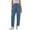 Blue, variant on Womens Sweatpants with Pockets High Waisted Drawstring Casual Loose Sport Pant Trendy Elastic Long Pants