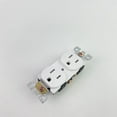thumbnail image 6 of Yusophis Electrical outlets,Duplex Receptacle Outlet, Residential Grade Electrical Wall Outlet, 15A 125V, Self-Grounding, 2-Pole, 3-Wire, 61581-W-10PCS, White, 6 of 8