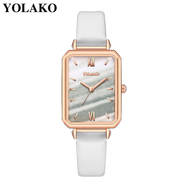 Fiudx Joyas Reloj Vansvar Casual De Cuarzo Con Correa De Cuero Para Mujer