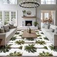 thumbnail image 3 of Tropical Trees Area Rugs 5'x7', Washable Small Throw Rugs for Laundry Room Playroom, Summer Palm Trees Botanical Vintage Green Indoor Outdoor Rug Non-Slip Low Pile Carpet Runner Reversible Floor Mats, 3 of 8