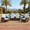 Brown/Beige, variant on LayinSun 3 Pieces Oversized Wicker Outdoor Recliner Sofa Set, Reclining Loveseat Lounge Chairs with 6-inch Cushions