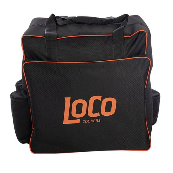 LoCo Cookers 16" Griddle Grill Cover, with 3 Zippered Side Pockets, Black