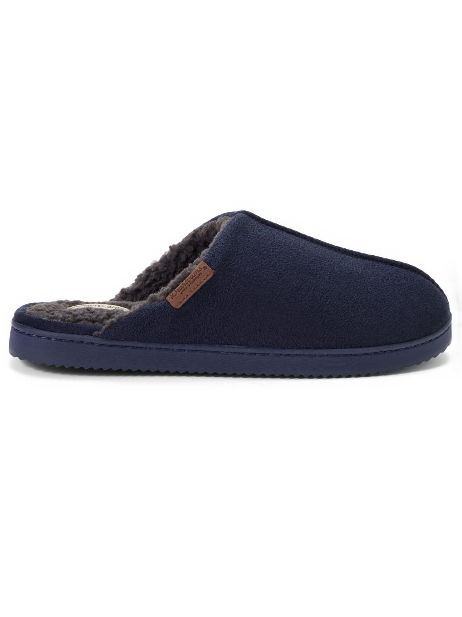 Dearfoams Cozy Comfort Men's Jeremiah Scuff Slippers Sizes 7-14