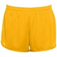 thumbnail image 4 of Augusta XS Ladies Accelerate Shorts Gold 357, 4 of 5