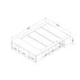 thumbnail image 3 of South Shore Prairie, Farmhouse Bed, Full White, 3 of 16