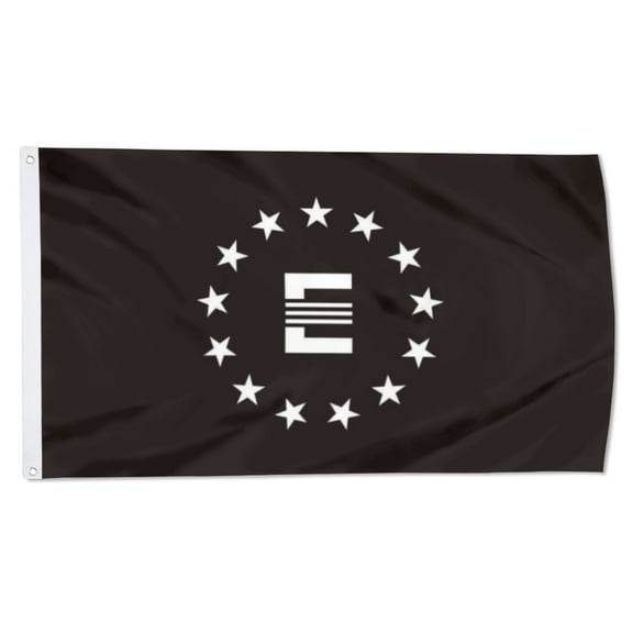 Yanbooch 13 stars Enclave Fallout E American Flag black banner with Grommets Man cave Decor 3x5Feet