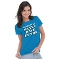 thumbnail image 4 of Girls Just Wanna Have Funds Money Womens Fitted Plus Size Graphic Tee Brisco Brands 2X, 4 of 4