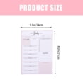 thumbnail image 6 of Hemoton  A5 Learning Book Erase Slot Weekly Planner Notepad Small Work Pink, 6 of 8