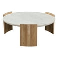 thumbnail image 2 of Moe's Home Collection Table Basse Dala Tables Basses en Pierre Blanche, 2 of 3