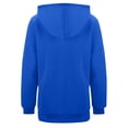 thumbnail image 4 of WTOBBY Women's Sports Hoodie Jacket Long Sleeve Zip Up Fleece Pullover Casual Athletic Outerwear with Front Pockets Performance Fabric Lightweight for Gym Running,Royal Blue 2XL, 4 of 4