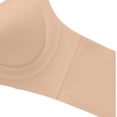 thumbnail image 5 of Turilly Bras Womens Solid Color Push Up Thin Strap Bra Wireless Breathable Everyday Underwear Everyday Bras, 5 of 6