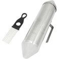 thumbnail image 1 of Guiro en Métal Shaker Percussion Instrument Guiro avec Grattoir Instrument de Percussion Accompagnement de Bande Guiro Durable, 1 of 8