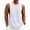 #05White, variant on Men's Solid Sleeveless T-Shirt Cotton Blend Crew Neck Muscle Tank Top Gym Workout Vest Casual Summer Streetwear Blue M