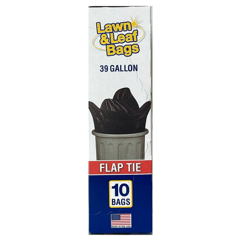 Basics 8 Gallon Flap Tie Trash Bags, 80 Count Fresh Scent in 2023