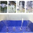 TUMALL 9PCS Plastic Fountain Pump Nozzle Garden Pool Pond Waterfall