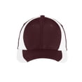 thumbnail image 2 of Mafoose Men's Dry Zone Nylon Colorblock Cap Maroon/White, 2 of 4