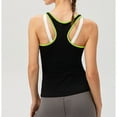 Qwertyu Womens Racerback Workout Tank Tops Scoop Neck Loose Sleeveless Tops Athletic Gym Shirts