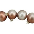 thumbnail image 3 of 4ct Brown and Silver Ombre Hand Blown Shiny Glass Christmas Ball Ornaments 3.25" (80mm), 3 of 4