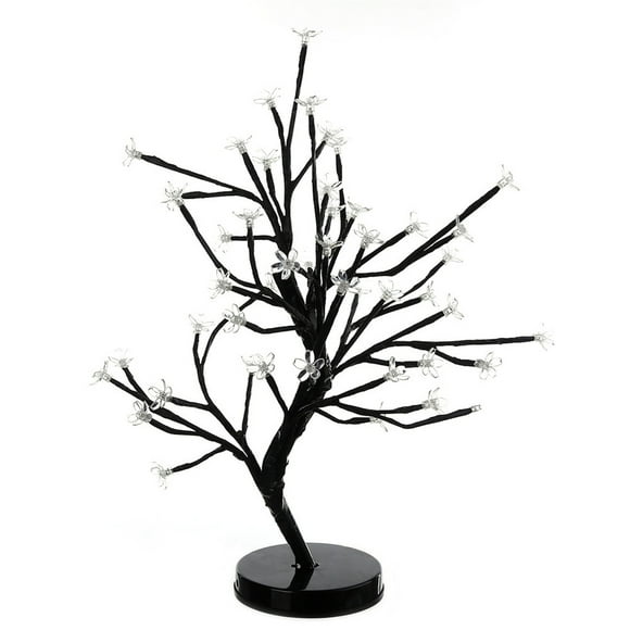 TopLLC Night Lights LED Light Warm White Tree Light Branch Potted Night Light With 48 LED Beads Lawn mower handle