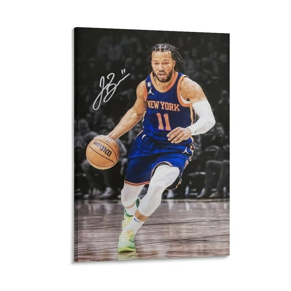 Jalen Brunson Canvas Poster Poster Cool Artworks Painting Wall Art Canvas Prints Hanging Picture Home Decor Posters Gift 24x36inch(60x90cm)