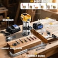 thumbnail image 3 of Enrutador compacto inalámbrico MTiolHig compatible con Dewalt 20V, 3 of 9