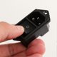 thumbnail image 3 of IEC320 C14 AC Power Cord Socket Outlet Receptacle with Rocker Switch 250V 10A, 3 of 4