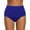 91_Blue, variant on Lroveb Bikini Bottoms for Women High Waisted Swim Bottom Ruched Tankini Swimsuit Briefs BU 2XL Cheeky Swimsuit Briefs