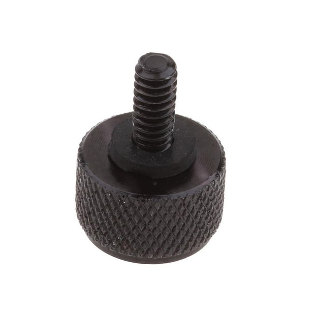 Tornillo de montaje de asiento moleteado de motocicleta CNC de 6 mm y 1/4 "para Black Negro Sharpla Tornillo de perno de asiento de 6 mm