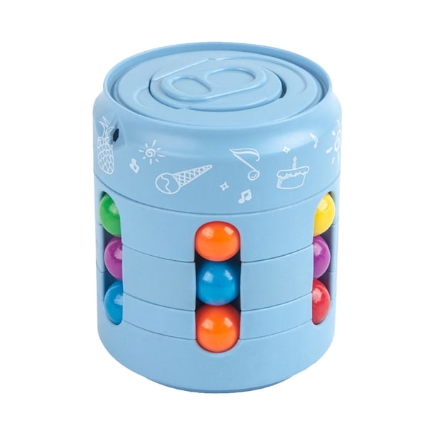 Cubo de descompresión de plástico Alivio del estrés Cubo giratorio Cubo de frijol para niños adultos
