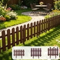 thumbnail image 7 of COM1950s Garden Fence Decorative Border, Plastic Fence Edging for Flower Beds, Lawns and Pathways, Small Garden Fence with Ground Studs, Portable Outdoor Yard Fence for Landscaping and Patio Use, 7 of 7