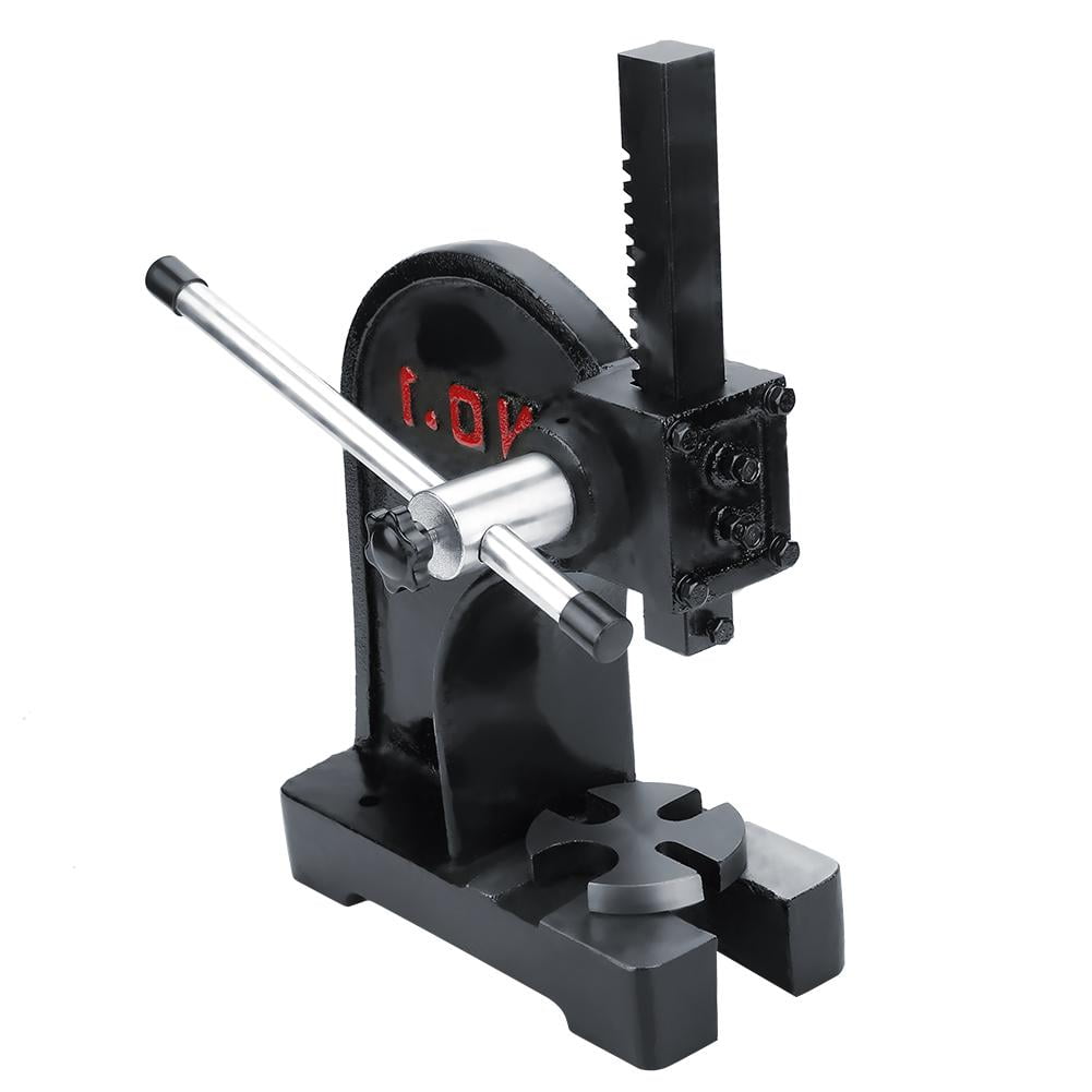 WALFRONT 1T Manual Desktop Hand Punch Press Machine Metal Arbor Press