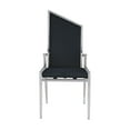 thumbnail image 3 of Milan Alana 41.5" Motion-Back Side Chairs in Black/Brushed (Set of 2), 3 of 6
