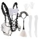 thumbnail image 5 of conjunto de traje de de de lencería de mujer uniforme de fantasía cosplay - Blanco negro b, Única Sunnimix ropa de noche de las mujeres sexy, 5 of 8