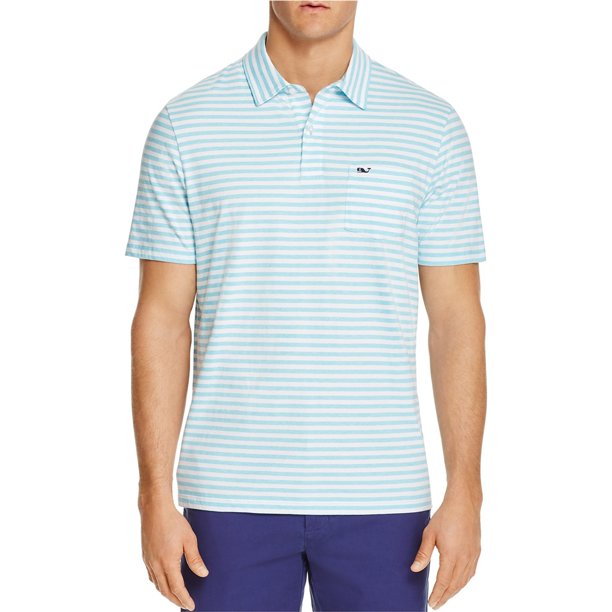 Polo de Rugby a rayas Vineyard Vines para hombre azul grande