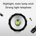 thumbnail image 4 of LED Flashlight 3 Lighting Modes Zoom Torch Light USB Rechargeable LED Torch Lamp Waterproof Flash Light, 4 of 9