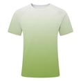 thumbnail image 5 of Mens T-Shirts Summer Raglan Short Sleeve Crewneck Lightweight Breathable Gradient Color Casual T Shirt, 5 of 5