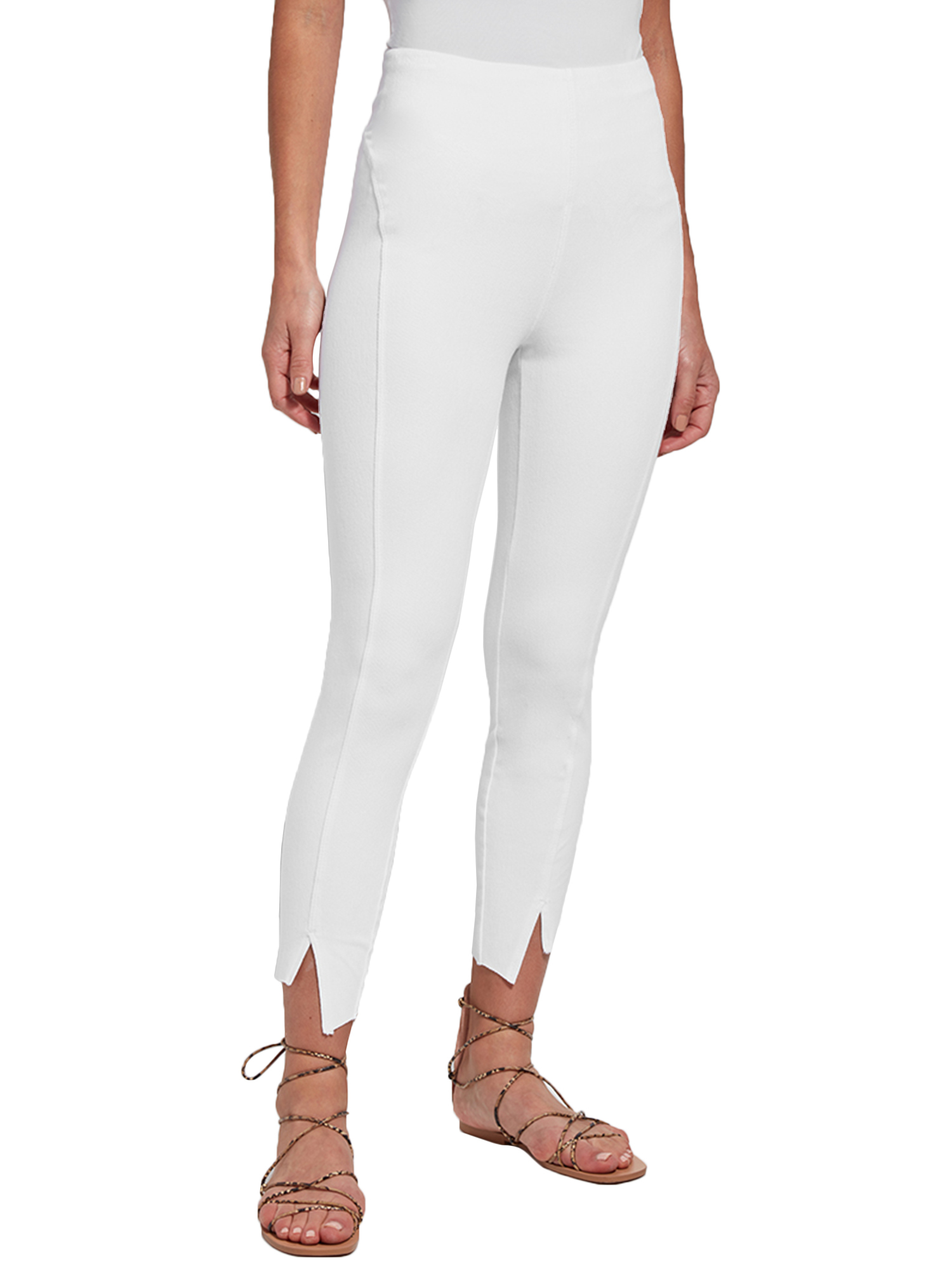 Cropped Denim Leggings Style-2564 