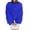 Blue1, variant on Women's Cozy Shaggy Faux Furry Winter Outwear: Warm Long Sleeve Coat Jacket Blue 2XL