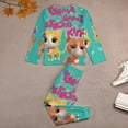 thumbnail image 4 of Super Kitties Long Sleeve Top And Pants 2 Piece Pajama Set, 4 of 8