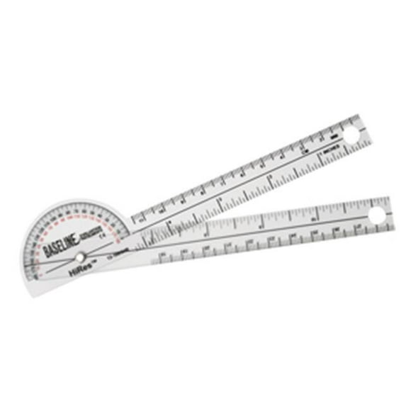 Baseline Baseline-12-1005HR 180 deg Head Hires Pocket Style Goniometer with 6 in. Arms