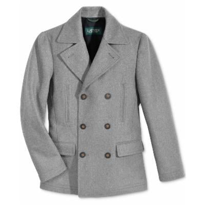 ralph lauren grey peacoat