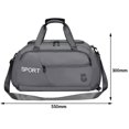 thumbnail image 3 of Bolsa Fitness Gym Bag Equipaje de viaje impermeable de yoga con compartimento para zapatos (Gris) Likrtyny Para Estrenar, 3 of 3