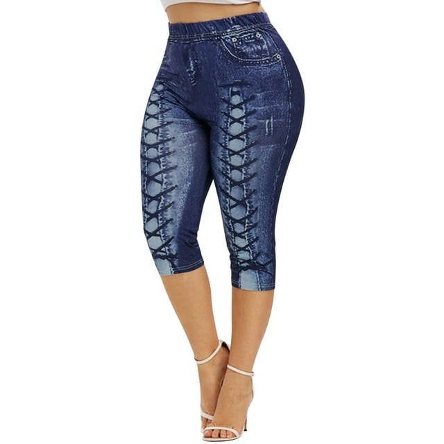 WILLBEST Pantalones de Yoga con Estampado Floral para Mujer, Cintura Alta, para Correr, Fitness, Leggings Ajustados Y Elásticos, Mallas Casuales para Entrenamiento, Comodidad Extra Grande