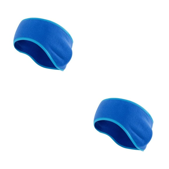 relayinert Chauffe-Oreilles Extérieur Garde au Chaud Bandeaux Confortables Protecteurs pour Course Ski Sport Couvre-Oreilles Bandeau pour Usage Extérieur Bleu 2Ensemble