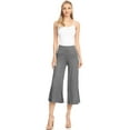 thumbnail image 3 of Made by Johnny Women's Knit Culottes Pants XXL HDG, 3 of 6
