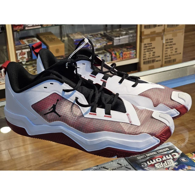 Ni - ke Size 17 Mens Jordan One Take 4 White Team Crimson