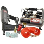 Factory-Reconditioned SENCO PC0947R FinishPro 18 Gauge Brad Nailer and 0.5 HP 1 Gallon Oil-Free Hand Carry Air Compressor Combo Kit (Refurbished)