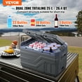 thumbnail image 2 of VEVOR Réfrigérateur Portable pour Voiture Congélateur Compresseur 25 L Double Zone pour Maison Voiture, 2 of 9
